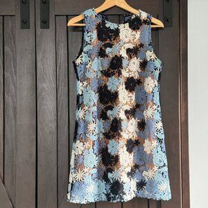 Pre-owned Michael Kors Applique Shift Dress